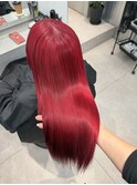 h59 パキパキレッド表参道レイヤーカット