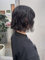 アジリ(agili) ボブパーマ/オシャレパーマ/ボブスタイル/大人女子/黒髪