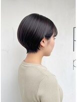 ヘアーメイクパウダー 天王寺寺田町店(Hair make powder) 大人可愛い30代40代50代小顔マッシュショート丸みくびれ