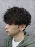 ニュアンスパーマ/波巻きツイストスパイラル/シャドウパーマ