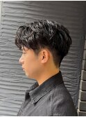 メンズカットシャドウパーマニュアンスパーマ眉毛カット札幌大通