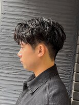 テンション(tension)&nbsp;メンズカットシャドウパーマニュアンスパーマ眉毛カット札幌大通