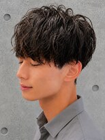 トゥルートラスト オムオム 甲府和戸(True Trust HOMME HOMME) メンズ シャドウパーマ シースルーマッシュ