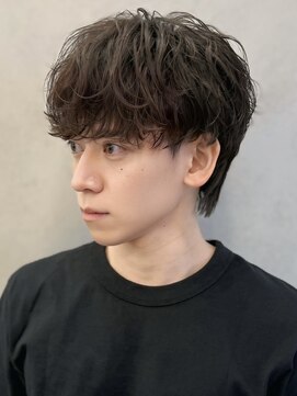 ネクストメンズ 表参道(NEXT men's) シャドウパーマ韓国風マッシュシースルーマッシュ