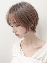 ラル 水戸県道50号店(Lalu.) ダークパープル/ナチュラルショート/ミルクブラウン/夏/水戸