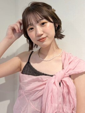 アモレット 天文館店(amoretto) 顔周りカット 透明感カラー くびれヘア ボブヘア 顔周りレイヤー