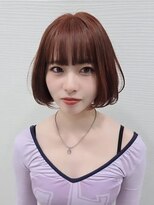hyon myon/RISEbyREVO 綾瀬店【ヒョンミョン】&nbsp;ハッシュカット/デザインカラー/グレージュ[綾瀬駅/韓国ヘア]