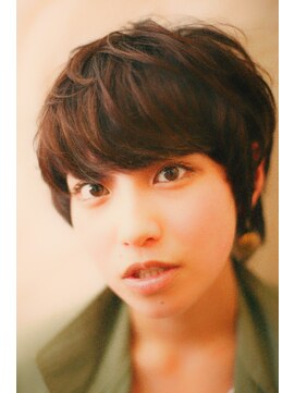 ブーケ(BOUQUET) 前髪厚め　無造作ショート　ナチュラル大人かわいい