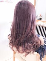 デイズ(days)&nbsp;ピンクアッシュカラーロングデザインカラー無造作カール