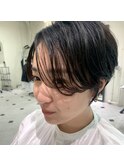 ハンサムショートうざバング