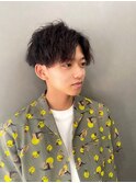 ツイストスパイラル×センターパート