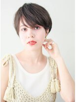 アウラ 近鉄八尾駅前店(Aura)&nbsp;ショートヘア 前髪長め ショートカット 近鉄八尾　大阪 髪質改善