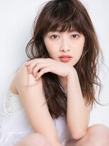 エミュ 表参道 青山(emu)&nbsp;【emu井上信洋】デジタルパーマくすみブルーモテロング/20代30代