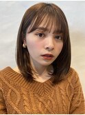 【GARDEN荒井夏海】ふんわり内巻きレイヤーロブ