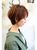 ショートボブ/大人巻き/ぷつっとボブ/ナチュラルモード/銀座駅