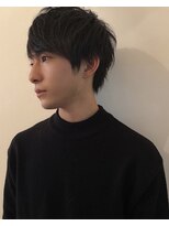 ラフランクリー(la frankly)&nbsp;ウルフ/センターパート/トランクスヘア/ビジネス/清潔感