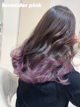 アッシュ 武蔵小金井店(Ash) ＼ラベンダーピンク×裾カラー／