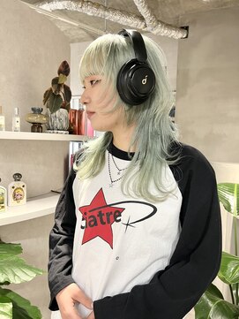 アドネ プライム(adne prime) ロングウルフ×ペールグリーン