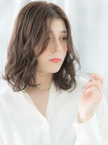 ドクターズ サロン ラブ(Dr's Salon LAB)&nbsp;濡れ髪くせ毛風の髪質改善ボブパーマミディh古河20代30代40代