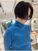 ロングからバッサリハンサムショート