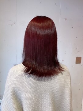 ナチュラル 渋谷店(Natural) 赤増し増し！エヌドットカラー×塩基性カラー