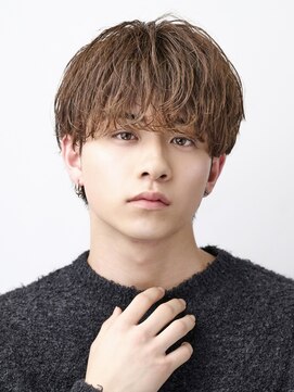 オーシャントーキョー 渋谷(OCEAN TOKYO) マッシュ韓国刈り上げツーブロックワックスなしアッシュブラウン