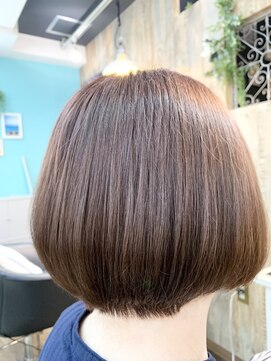 ブレス ヘアアンドスパ 湘南台(bless hair spa) ミニボブナチュラルピンク