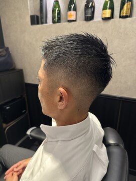 ブロートーキョー(BroTokyo) MEN'Sオールバックミドルスキンフェードツイストスパイラル