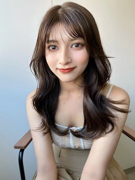 ロシェ 横浜店(loche) フェミニンロング×ブリーチなしメルティカラー×横浜