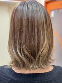 【ハイライトで白髪ぼかし!ベージュ♪】20代30代40代50代
