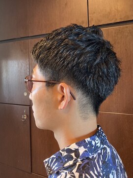 アンツ サザンリゾート 茅ヶ崎店(ANT'S Southern Resort) ベリーショート/ダークアッシュ/ニュアンスパーマ/韓国マッシュ