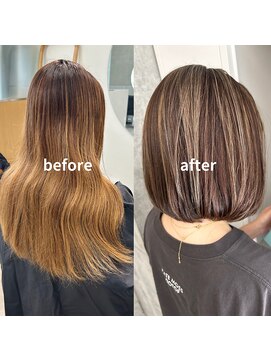 リム 南浦和(Lim) ハイライト/インナーカラー/白髪ぼかし/縮毛矯正/ショート