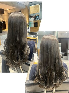 ネウィ 池袋(newi) オレンジ消し☆透明感カラー