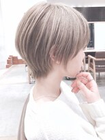 セイドット オモテサンドウ(Say. omotesando) say.重政ハイトーンショートメルティカラー似合わせカット