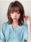 【NEW OPEN】小顔前髪あり後れ毛サイドバングメルティカラー