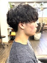 ダブル(DOUBLE)&nbsp;マッシュ×ツイストスパイラルパーマ