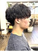 マッシュ×ツイストスパイラルパーマ