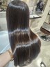 【松浦指名】艶髪酸性ストレートパーマ＋cut＋ケミナチュラ＋TR ￥19,000税込