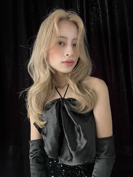 ランテルディ 渋谷(LANTERDIT) 【LANTELDIT】ハイトーン　ロングヘア　ホワイトベージュ