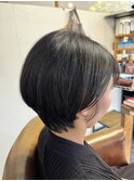 小顔×まとまる◎美シルエットショート【カミケン方木田/福島】