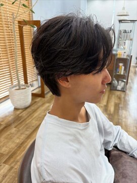 ロックス バイ マグ 松本(rocks BY MAG) 10代20代王道メンズショートマッシュフェザーパーマ