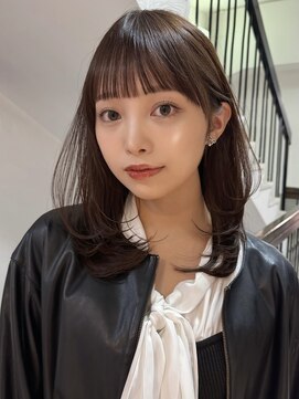 アクシス 栄店(`AXIS) 北野 小顔 ココアベージュ ミディアム