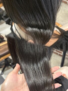 ニューヨークニューヨーク 梅田茶屋町店(NYNY) ダークオリーブ　透明感カラー　イルミナカラー~*