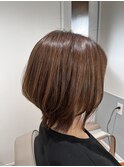 白髪ぼかしウルフヘア