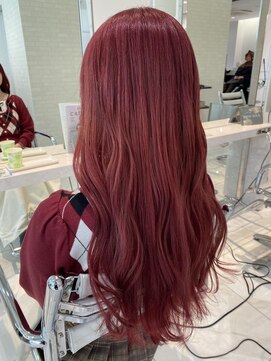 ヘアーアンドメイク ニューヨークニューヨーク 姫路店(Hair&Make NYNY) ワインレッドカラー