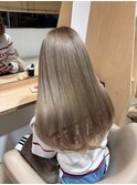 【ケアブリーチでできる!!大人気外ホワイトベージュ♪】