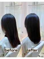 シゲ 自由が丘店(SHIGE)&nbsp;縮毛矯正まではしたくない方へ｜髪質改善トリートメント＋カット