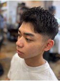 メンズショート×テーパーフェード＜理容室＞＜八千代＞