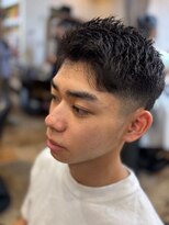 フィールドヘアー&nbsp;メンズショート×テーパーフェード＜理容室＞＜八千代＞