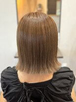 ニコ ヘアリラクゼーション(Nico hair relaxation)&nbsp;ことりベージュ抜け感大人可愛いこなれミディ外ハネスタイル